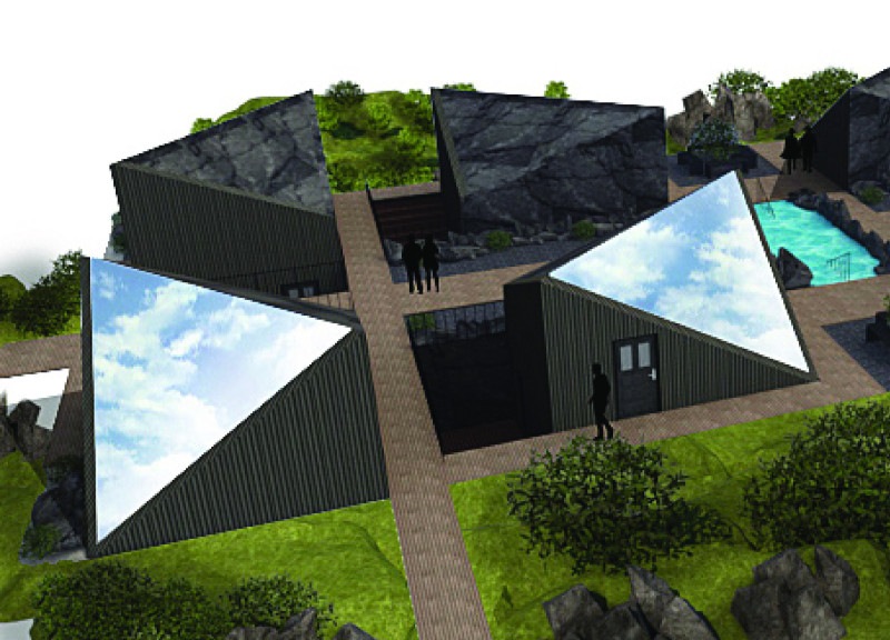 Sculpted Caverns of Recycled Timber And Natural Insulation in Iceland’s Landscape