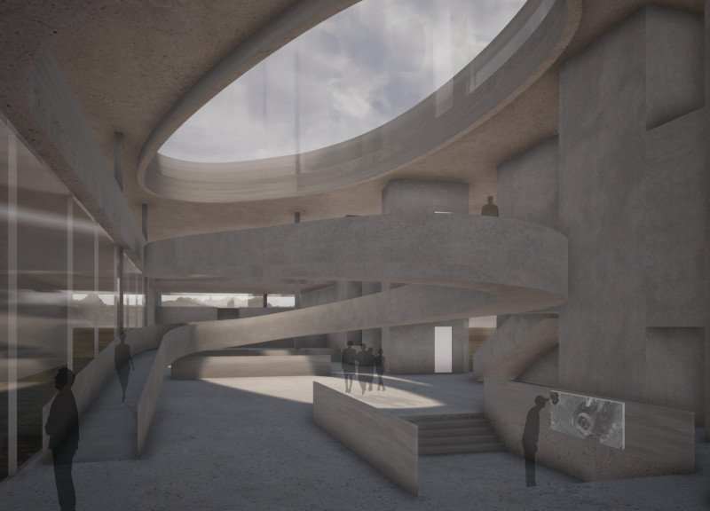 Curvilinear Glass Facades And Sustainable Concrete Framework Enhance A Community-Focused Cultural Hub