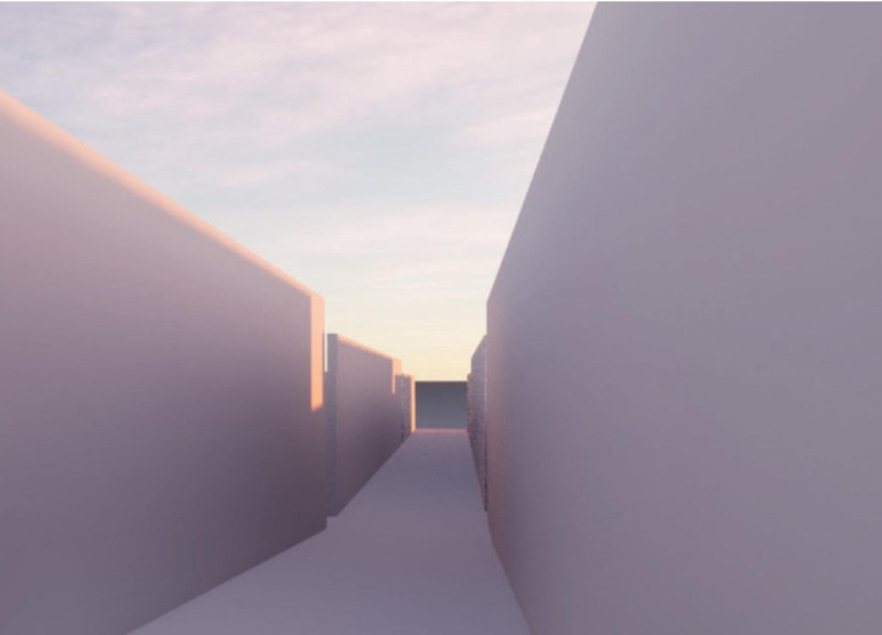 Lava Stone Structure Embracing Natural Light and Wind Responsiveness Within a Volcanic Landscape