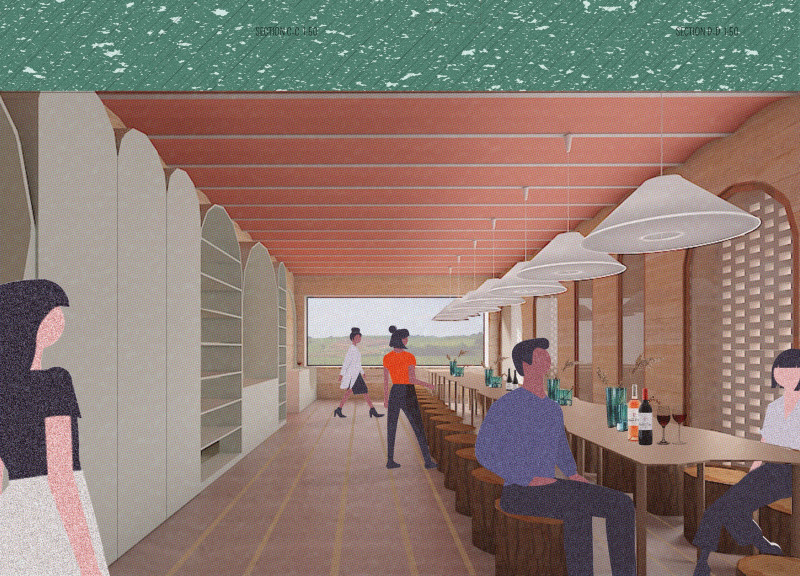 Charred Wooden Shingles and Cross-Laminated Timber Define This Environmentally Responsive Community Space