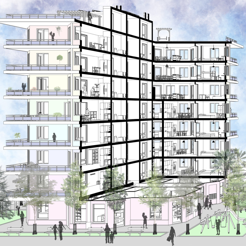 Cross-Laminated Timber Panels and Charred Shingles Creating Affordable Housing Solutions  