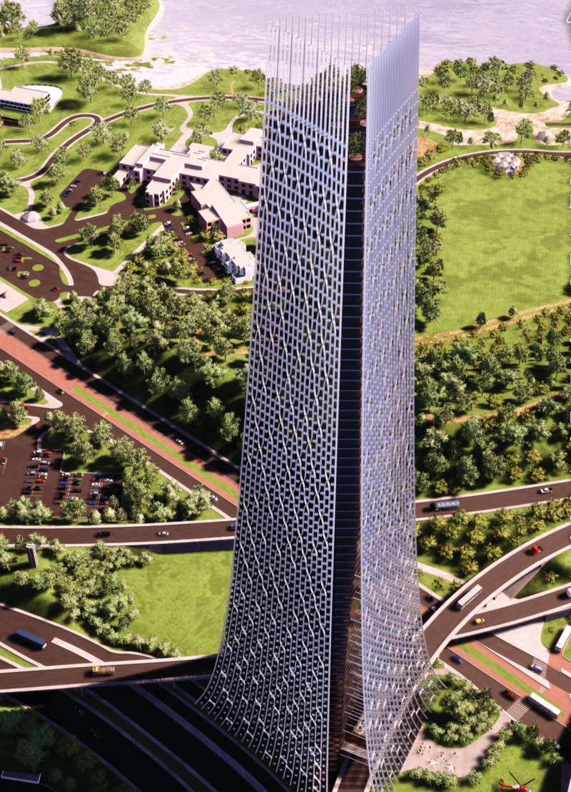 Carbon Capture System Integrated With Sustainable Glass and Concrete Construction for Multifunctional Use  