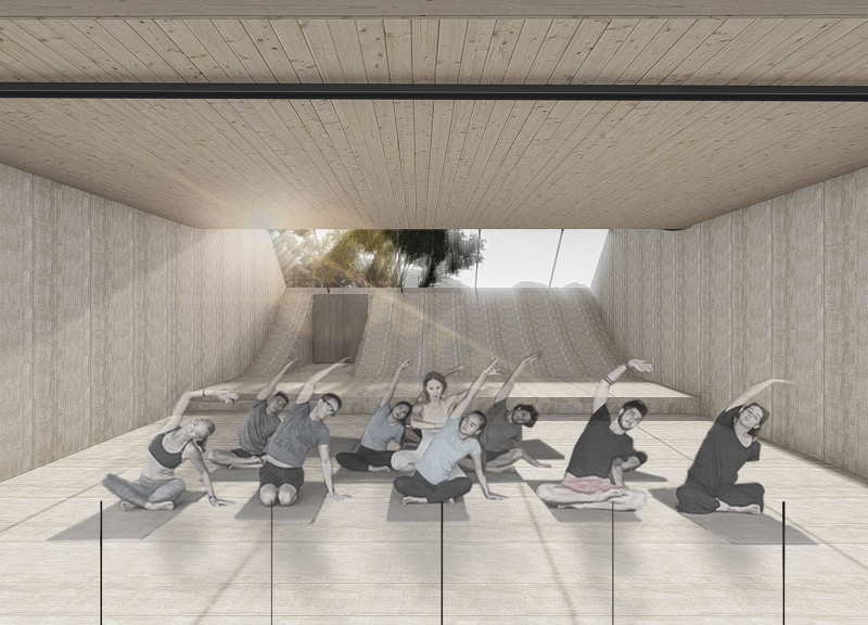 Charred Wooden Shingles and Cross-Laminated Timber Panels Enhance Multifunctional Community Spaces  