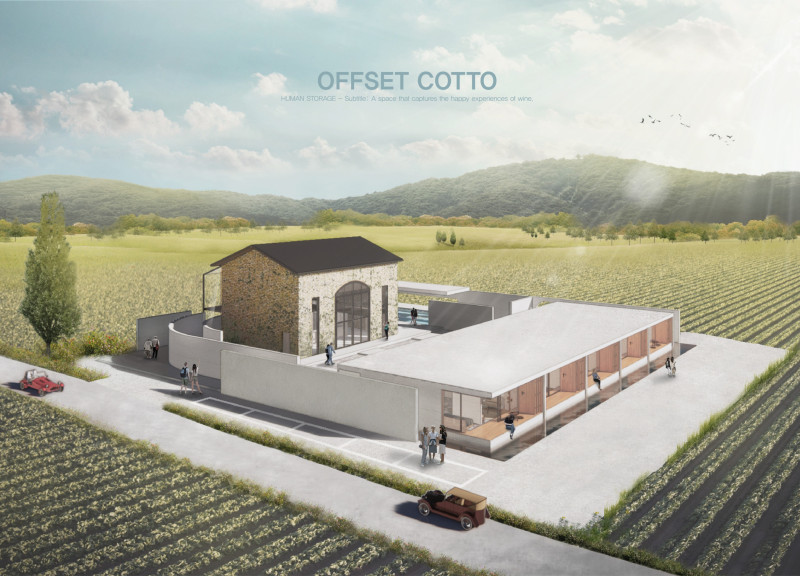 Charred Wooden Facade Highlighting Natural Ventilation in A Vineyard Retreat