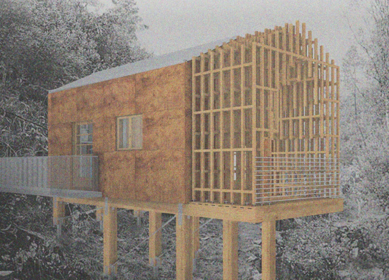 Charred Wooden Shingles and Cross-Laminated Timber Elevate a Tranquil Retreat for Mindfulness