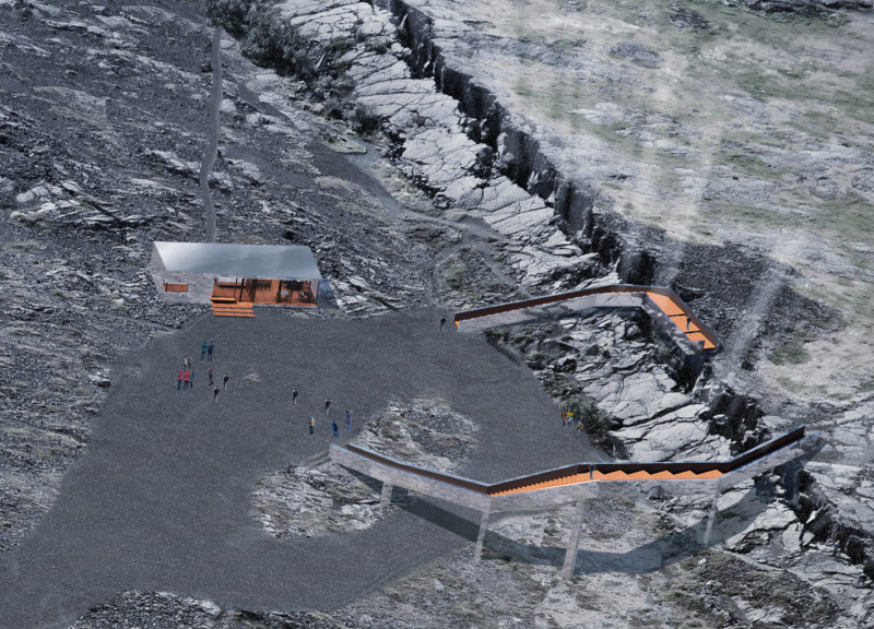 Polished Aluminum Canopies and Elevated Pathways in Sustainable Visitor Amenities  