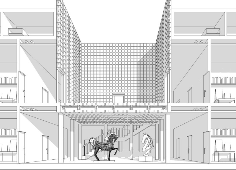 Charred Wooden Shingles and Natural Light Define An Educational Hub for Equine Heritage  