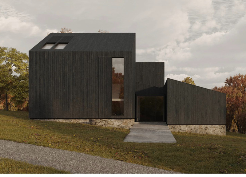 Charred Wooden Shingles and Cross-Laminated Timber Embrace Community Living by the Lake  