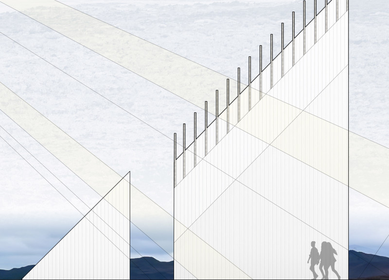 Angular Steel and Natural Wood Form an Elevated Observation Experience in Iceland's Geothermal Landscape