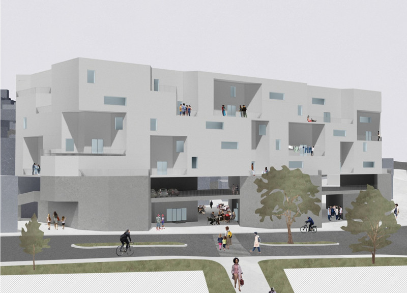 Charred Wooden Shingles and Precast Concrete Create Contextual Housing Solutions in Urban Environments