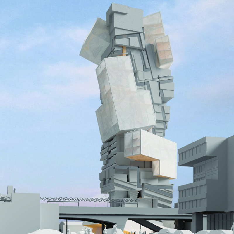 Charred Wooden Shingles and Vertical Circulation in Affordable Urban Living