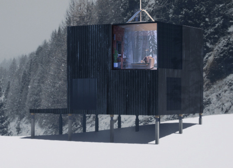 Charred Wooden Shingles and Sustainable Timber Create Climate-Responsive Modular Housing  