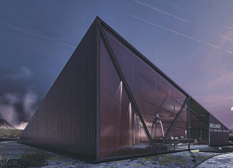 Monolithic Structure Embracing Geothermal Heat and Reinforced Concrete in an Immersive Cinematic Pavilion  