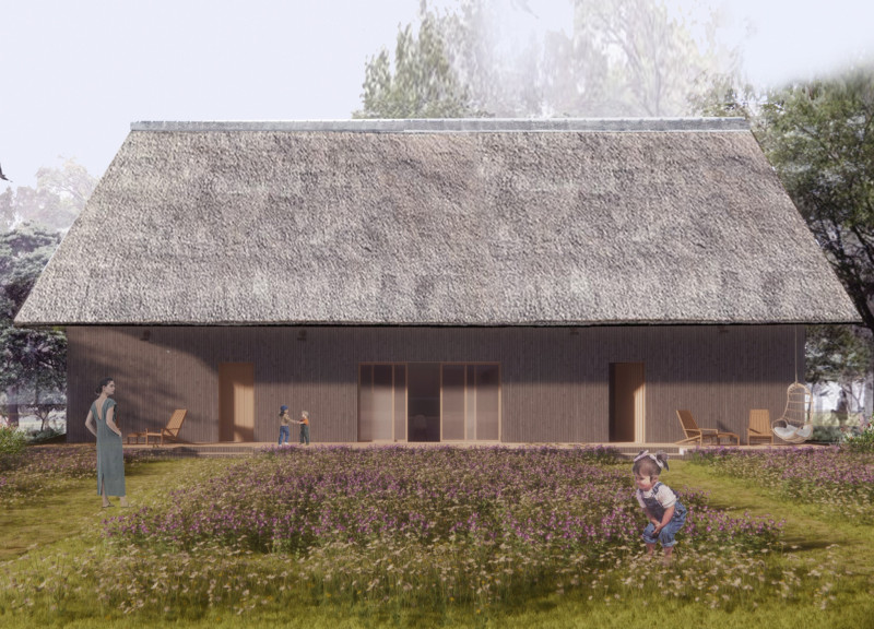 Charred Wooden Shingles and Cross-Laminated Timber Create a Community Haven in Harmony with Nature