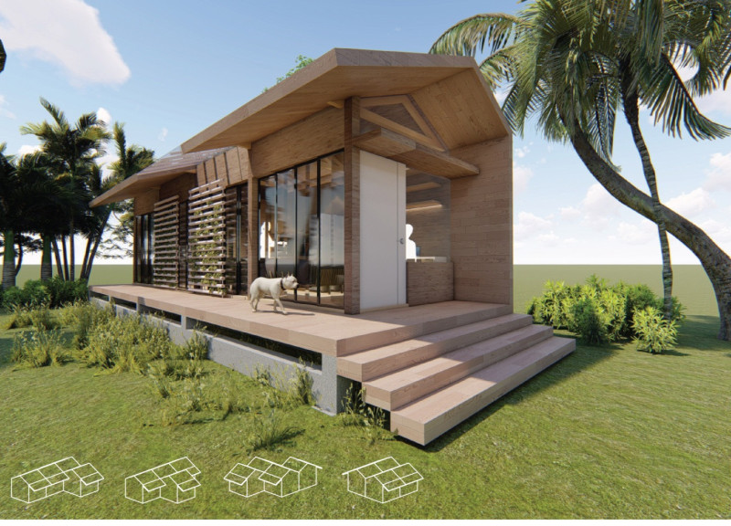 Vertical Gardens Crafted With Bamboo and Metal Cladding for Compact Urban Living