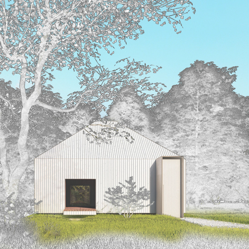 Charred Wooden Shingles and Cross-Laminated Timber Panels Create a Cozy Residential Retreat in Natural Surroundings