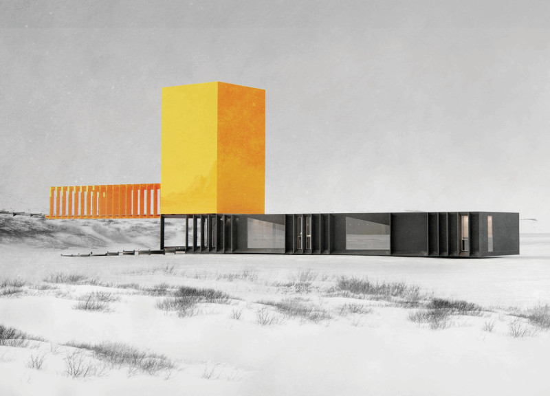 Charred Wooden Shingles and Geothermal Integration in a Nature-Focused Observatory