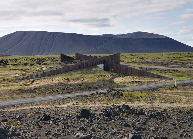 Charred Wooden Shingles and Thermal Concrete Create a Cultural Hub in Iceland's Landscape
