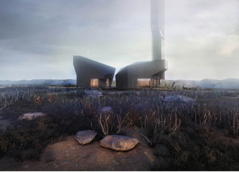 Charred Timber Facade Complemented by Geothermal Systems in a Visitor Experience Hub