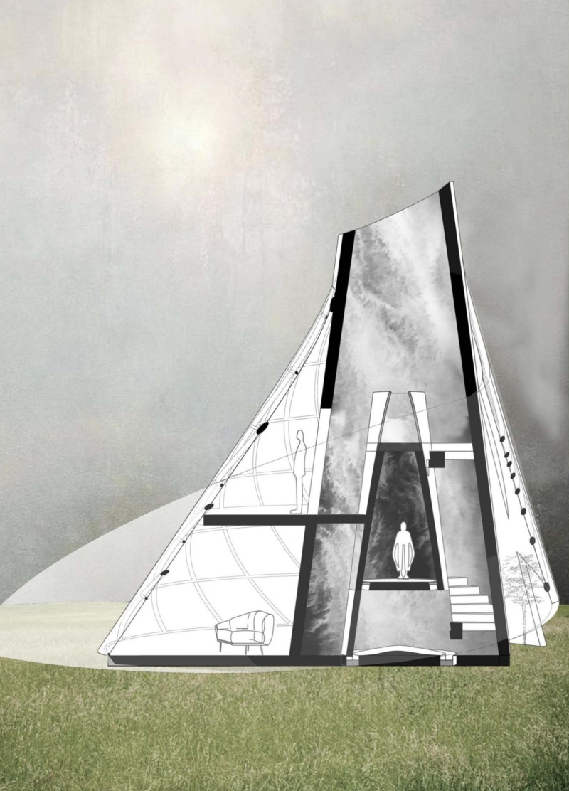 Charred Wooden Shingles and Cross-Laminated Timber Enhance a Versatile Community Space
