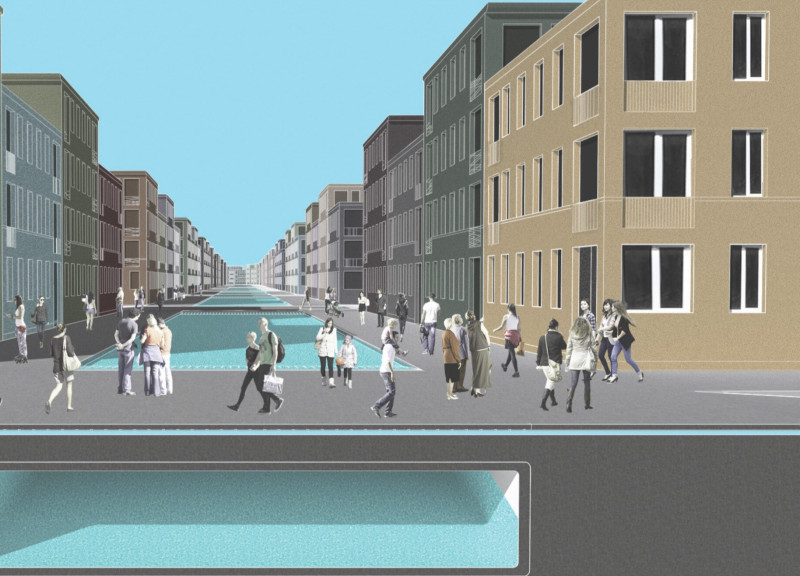 Seasonal Waterway Transformation With Permeable Pathways and Recycled Materials  