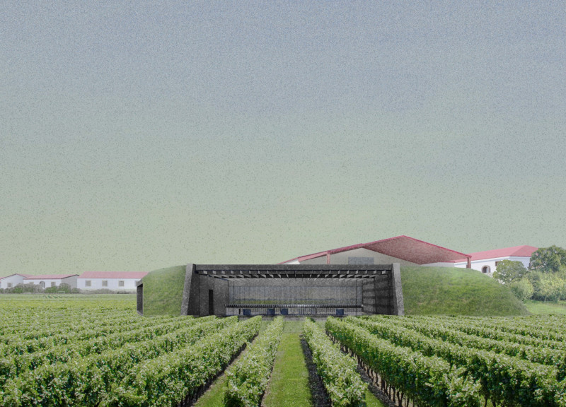 Charred Wood and Transparent Acrylic Crafting a Vineyard Tasting Experience  