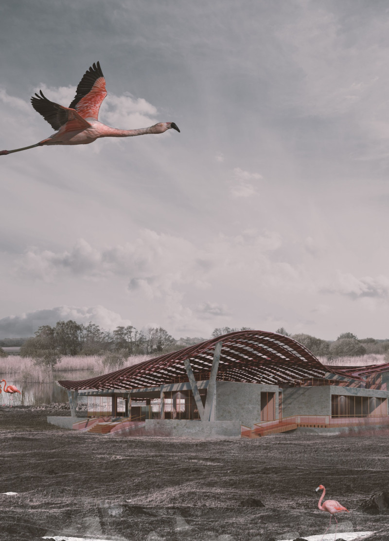 Fluid Structure Crafted From Sustainable Materials With Ecological Purpose