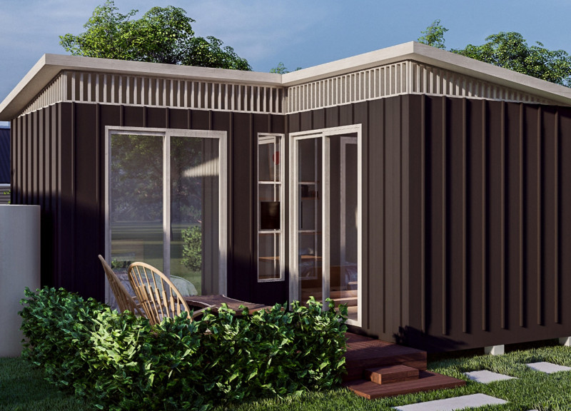 Sustainable Living With Cross-Laminated Timber Panels and Charred Wooden Shingles  