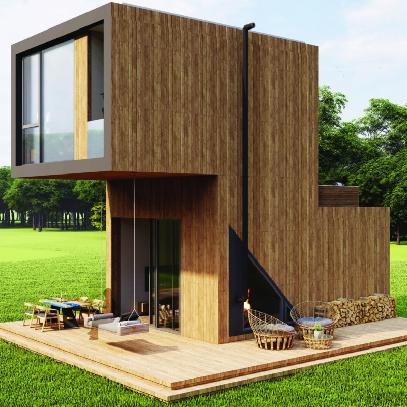 Elevated Living with Panoramic Views and Engineered Wood Structure