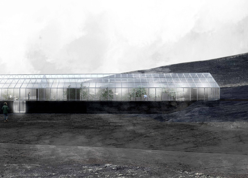 Utilizing Pumice and Glass Facades to Integrate Dining Spaces with Volcanic Landscapes  
