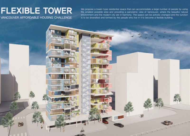 Charred Wooden Shingles and Concrete Stack Structure Creating Flexible Residential Communities