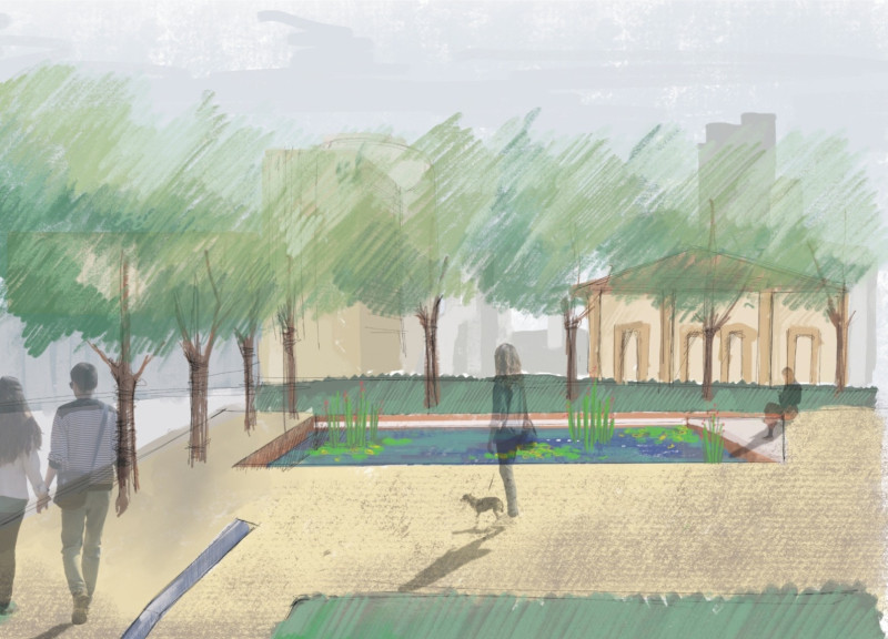 Grotto-Like Tunnel and Permeable Surfaces in Milan's Revitalized Urban Waterway    
