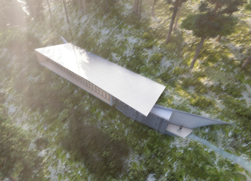 Natural Light and Laminated Timber Envelop a Quiet Space for Mindfulness in a Mountain Retreat