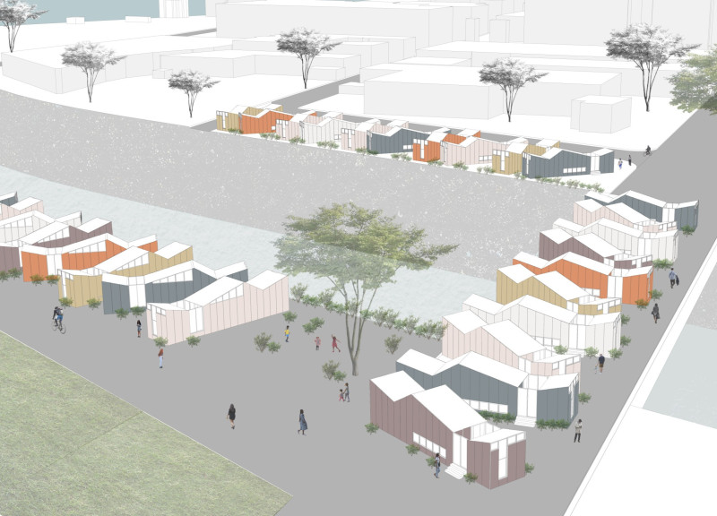 Cross-Laminated Timber Panels Shape Flexible Housing Over Urban Waterway