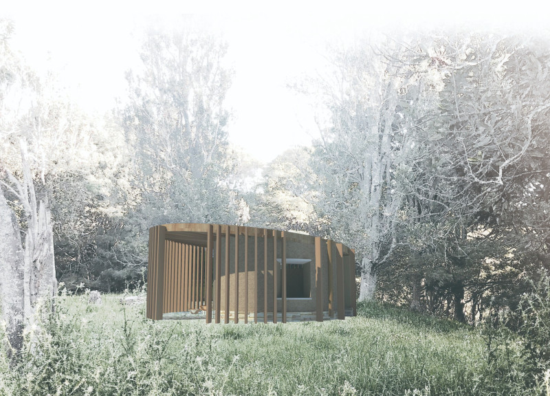 Charred Wooden Shingles and Cross-Laminated Timber Embrace Meditation in a Circular Retreat