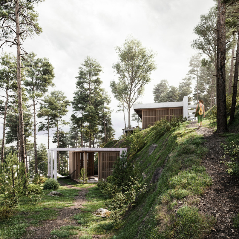 Charred Wooden Shingles and Natural Stone Create an Eco-Friendly Retreat in Portugal  
