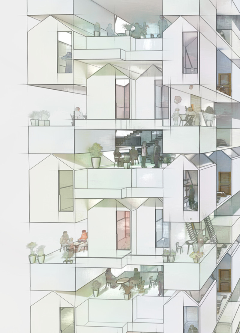 Modular Living Spaces Featuring Sustainable Concrete and Ergonomic Design Elements  