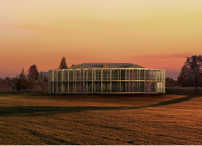 Charred Wooden Shingles and Green Roofs Enhance Community Connectivity in Sustainable Design