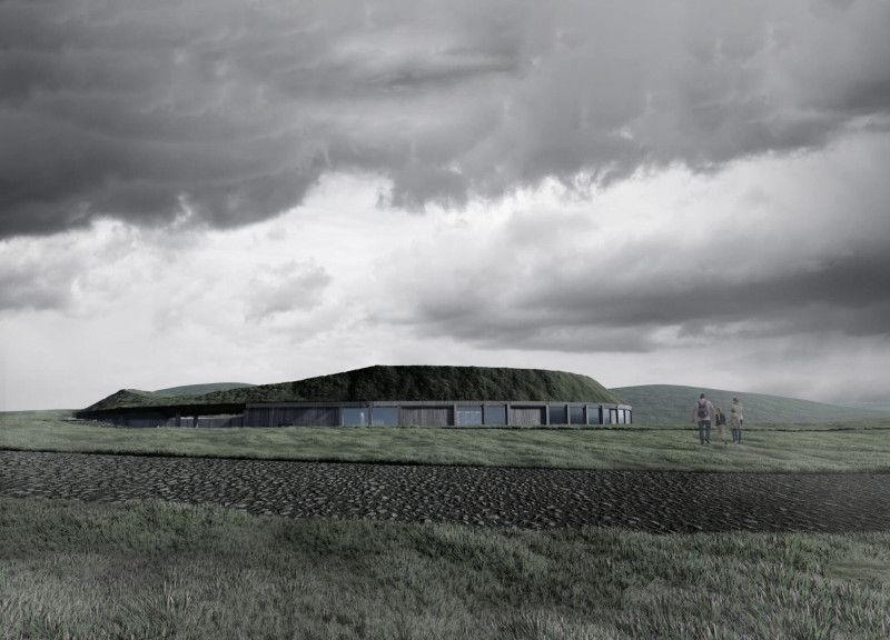 Curvilinear Green Roof Structure Built with Cross-Laminated Timber and Sheep Wool Insulation