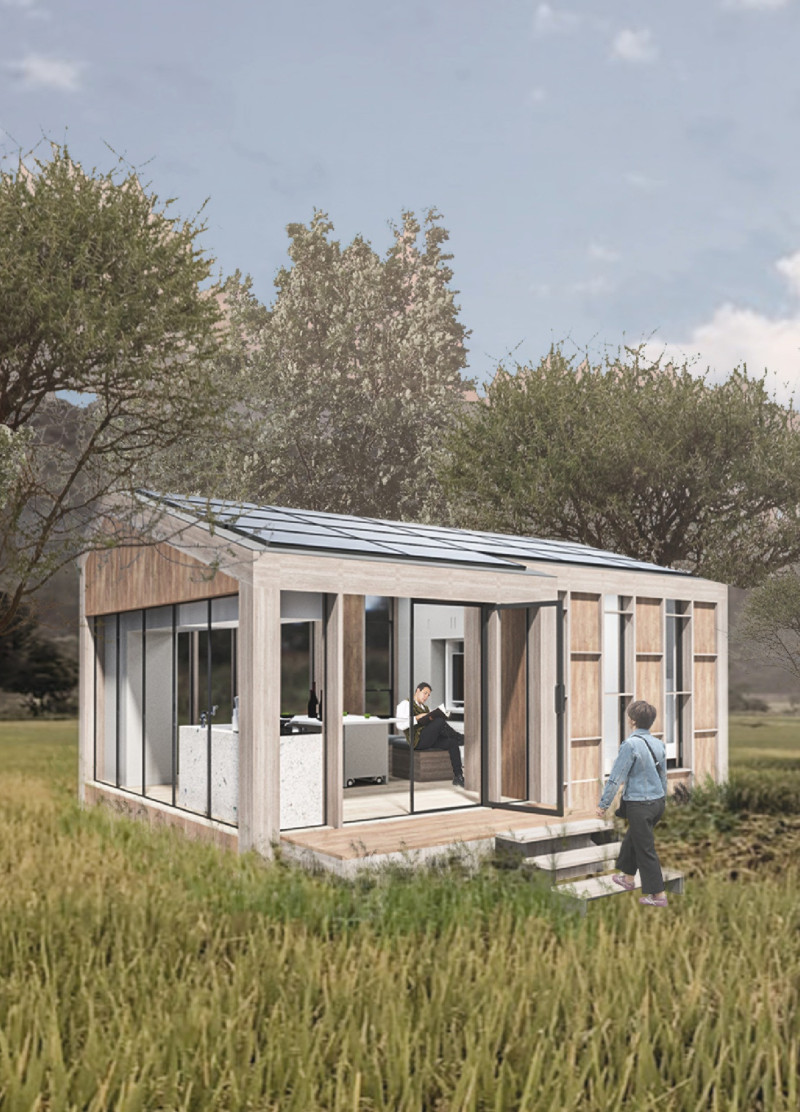 Movable Walls Crafted from Laminated Timber Transforming Compact Living in Urban Environments