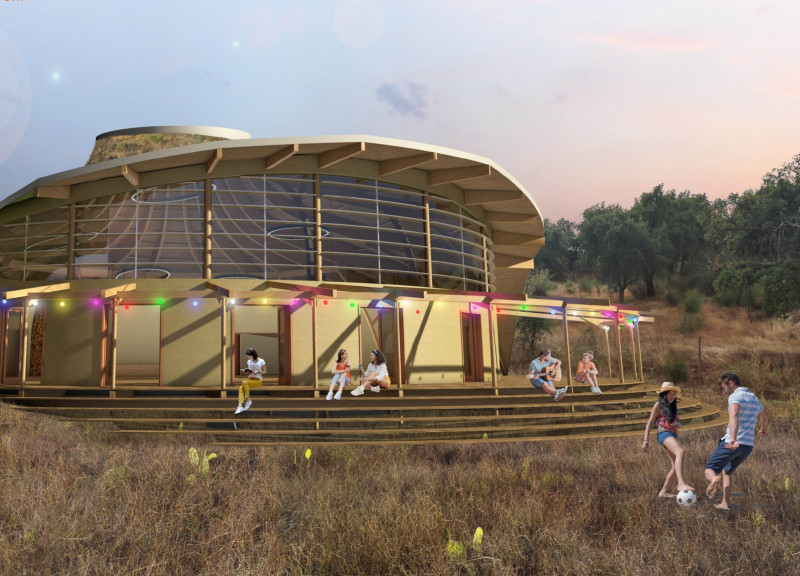 Charred Wooden Shingles and Cross-Laminated Timber Craft a Sustainable Urban Retreat  