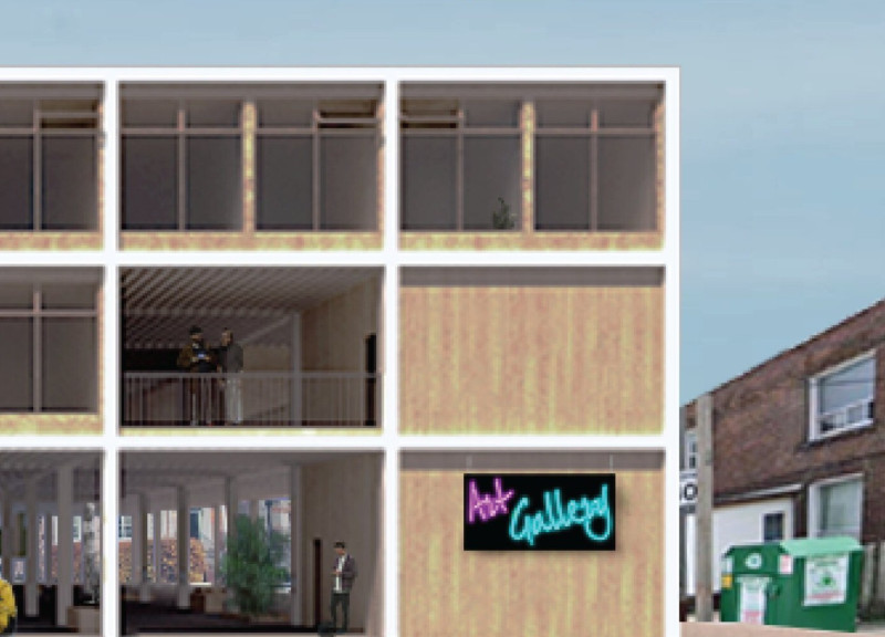 Charred Wooden Shingles and Glass Facades Creating Vibrant Public Spaces in Urban Living  