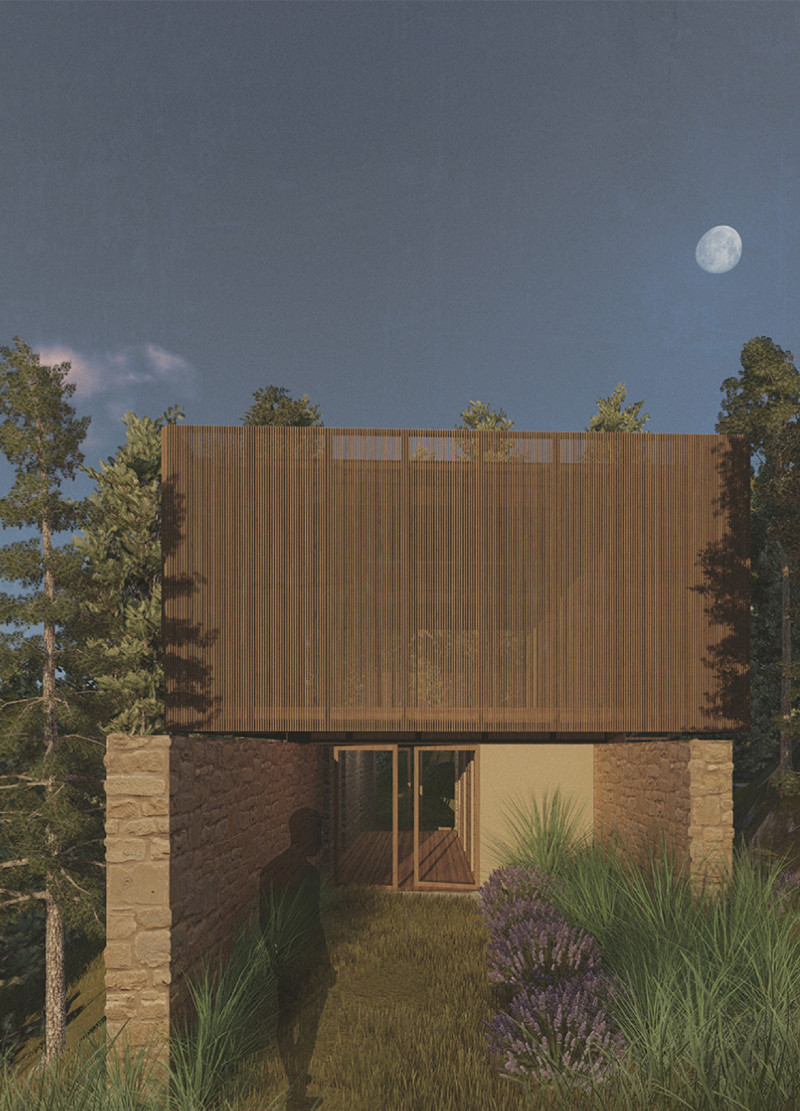Charred Wooden Shingles and Cross-Laminated Timber Create a Harmonious Yoga Retreat in Nature