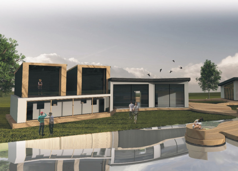 Floating Workshop Utilizing Cross-Laminated Timber Panels in a Nature-Inspired Retreat