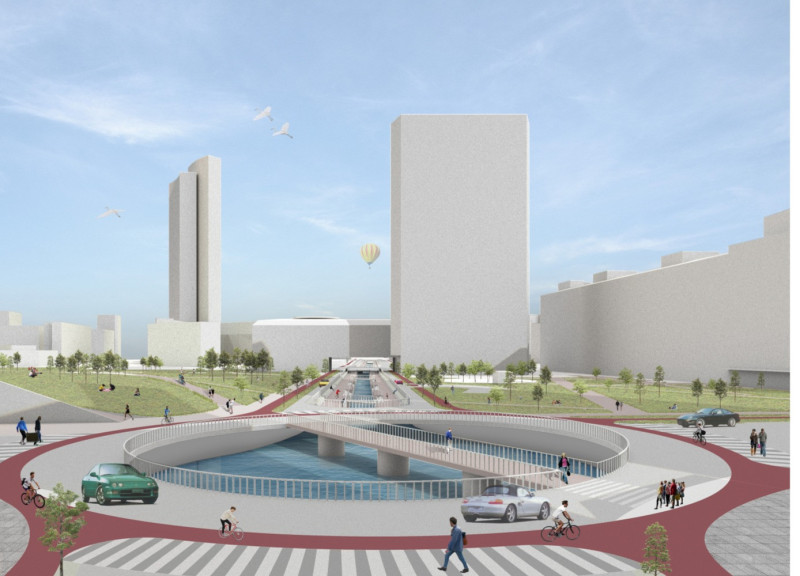 Water-Integrated Pathways With Permeable Paving and Natural Stone Landscaping in Milan’s Canal District