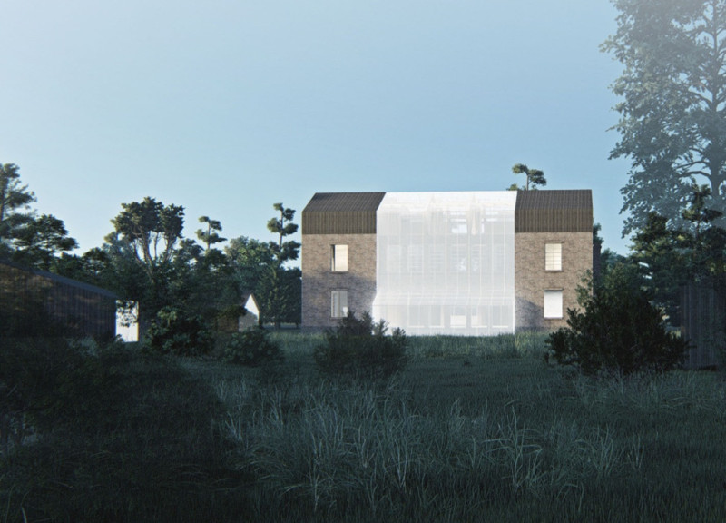 Charred Wooden Shingles and Natural Light Form a Multifunctional Community Hub  