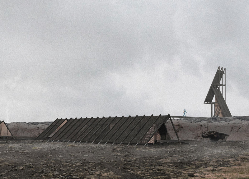 Charred Wooden Shingles and Geothermal Energy Elevate a Sustainable Visitor Experience in Iceland