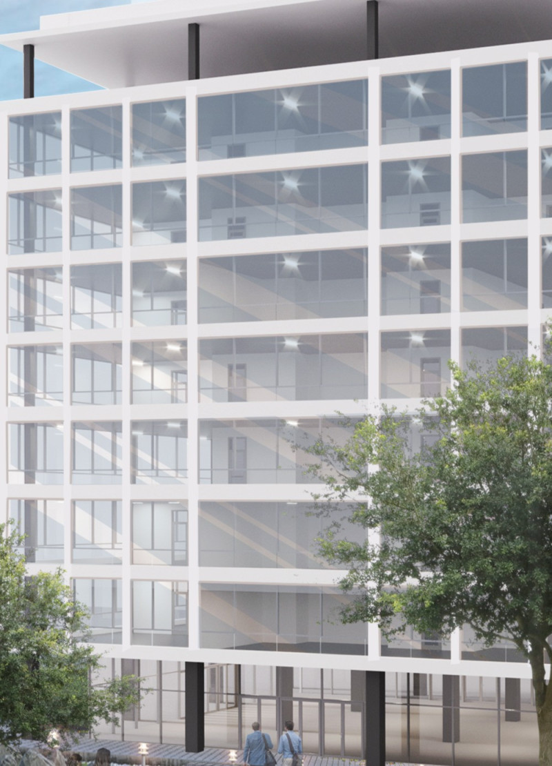 Charred Wooden Shingles and Glass Facades Enhance Community Living in Modular Design  