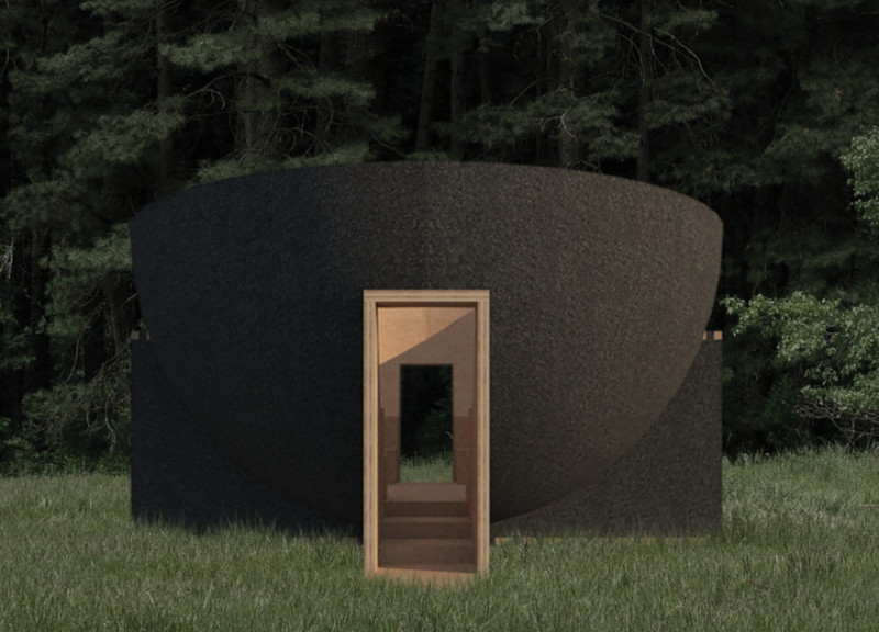 Curvilinear Community Space Crafted From Cross-Laminated Timber With Textured Natural Finishes