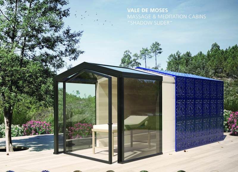 Ceramic Tiled Facade with Shadow Sliding Mechanism in Sustainable Timber Retreat